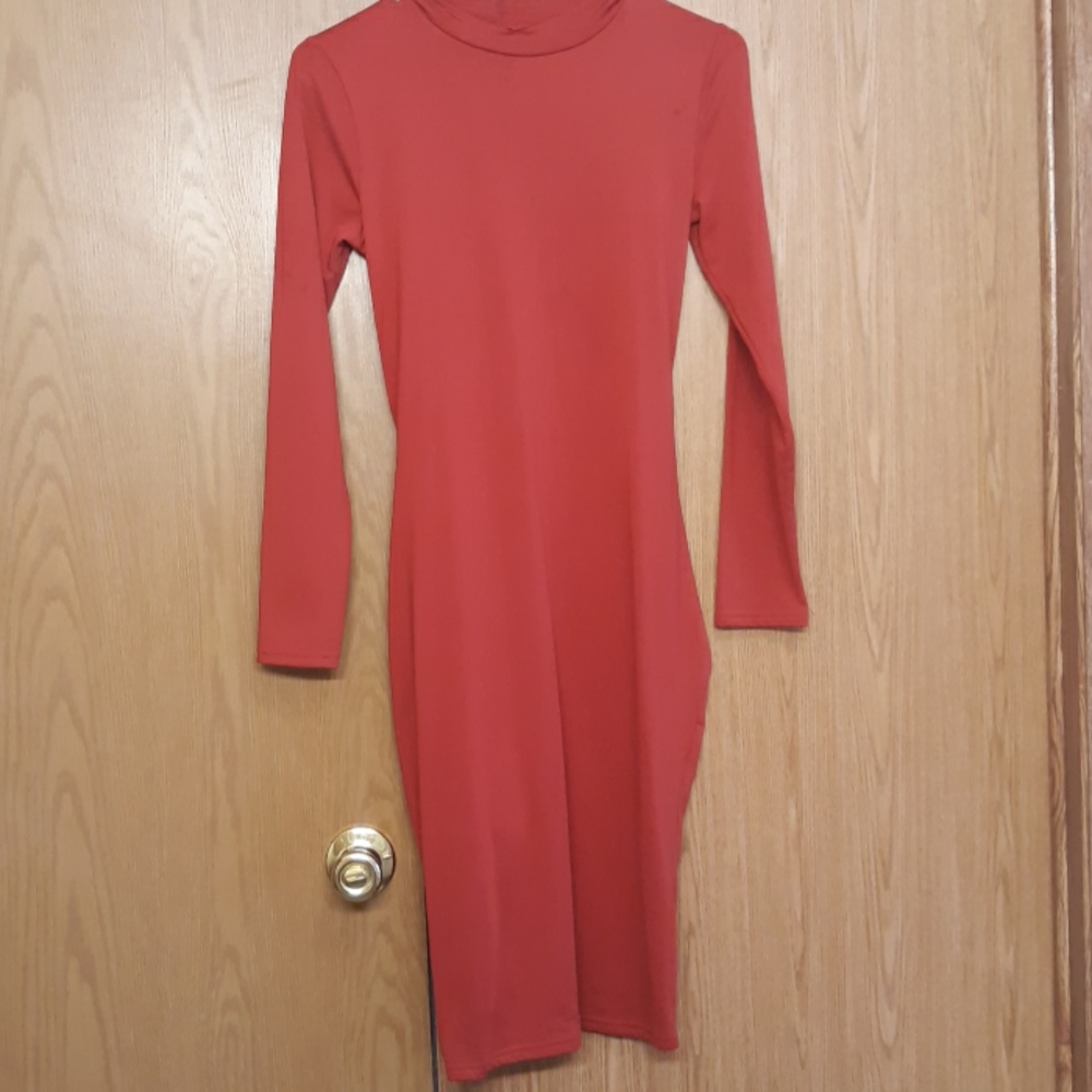Red date night dress